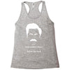 only women shave below the neck Racerback Tank