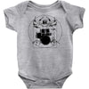 drumer vitruvian Baby Onesie
