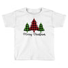 lumberjack tree merry christmas Toddler T-shirt
