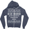 die hard ugly sweater Zipper Hoodie
