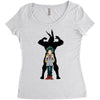 all might Women's Triblend Scoop T-shirt