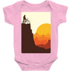 break on the mountain Baby Onesie