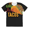 this girl likes tacos All Over Women's T-shirt