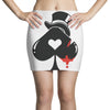 poker hat ace of spades Mini Skirts
