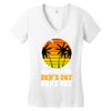 suns out guns out suns Women's V-Neck T-Shirt