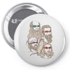 shh, the rat is our patron Pin-back button