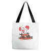 happy halloween clown Tote Bags
