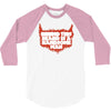 behind beard is a handsome man 3/4 Sleeve Shirt