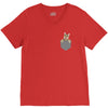 Cat Pocket V-Neck Tee