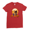 jakku sunset Ladies Fitted T-Shirt