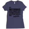 The Notorious Ladies Fitted T-Shirt