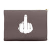 middle finger Accessory Pouches