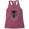 black panther minimalist Racerback Tank