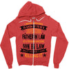 Super Cool Father In Law Of A Freaking Awesome Son In Law Zipper Hoodie