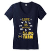 life is better1 Women's V-Neck T-Shirt