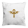 ankh eyes Throw Pillow