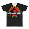 Daddysaurus Jurassic Park All Over Men's T-shirt