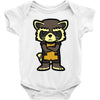 angry raccoon Baby Bodysuit