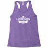 legends are born in january Racerback Tank