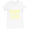 papa the man the myth the legend Ladies Fitted T-Shirt
