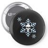 skull snowflakes alternative christmas jumper Pin-back button