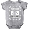 vintage made in 1969 perfectly aged a living legend Baby Bodysuit