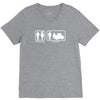 drums   problem solved   mens funny V-Neck Tee