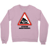 warning descent Crewneck Sweatshirt