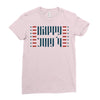 happy july 4th Ladies Fitted T-Shirt