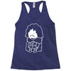 snow man Racerback Tank