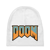 Wtf Doom Black Stroke Baby Beanies