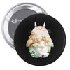 Totoro With Japanese Landscape Pin-back button