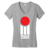 Retro Cricket Women's V-Neck T-Shirt