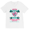 Thyroid Cancer Warrior V-Neck Tee