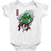 red oni ninja Baby Onesie