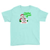 heapy new year funny santa claus christmas Youth Tee