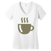 coffee (2) Women's V-Neck T-Shirt
