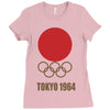 retro tokyo 1964 olympic games Ladies Fitted T-Shirt