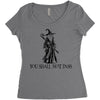 you shall not pass 2 Women's Triblend Scoop T-shirt