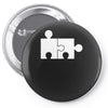 rude jigsaw ideal birthday present or gift Pin-back button