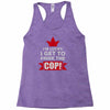 frisk cop leo police wife Racerback Tank