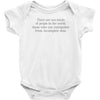 incomplete data people Baby Onesie
