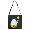 totoro sunflower Adjustable Strap Totes