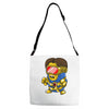 minion cyclops Adjustable Strap Totes