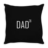 dad of 3 Throw Pillow