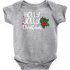 holly jolly christmas Baby Bodysuit
