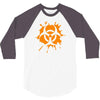 biohazard splat 3/4 Sleeve Shirt