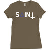 saint Ladies Fitted T-Shirt