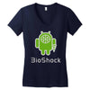 android bioshock Women's V-Neck T-Shirt