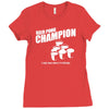beer pong champion Ladies Fitted T-Shirt